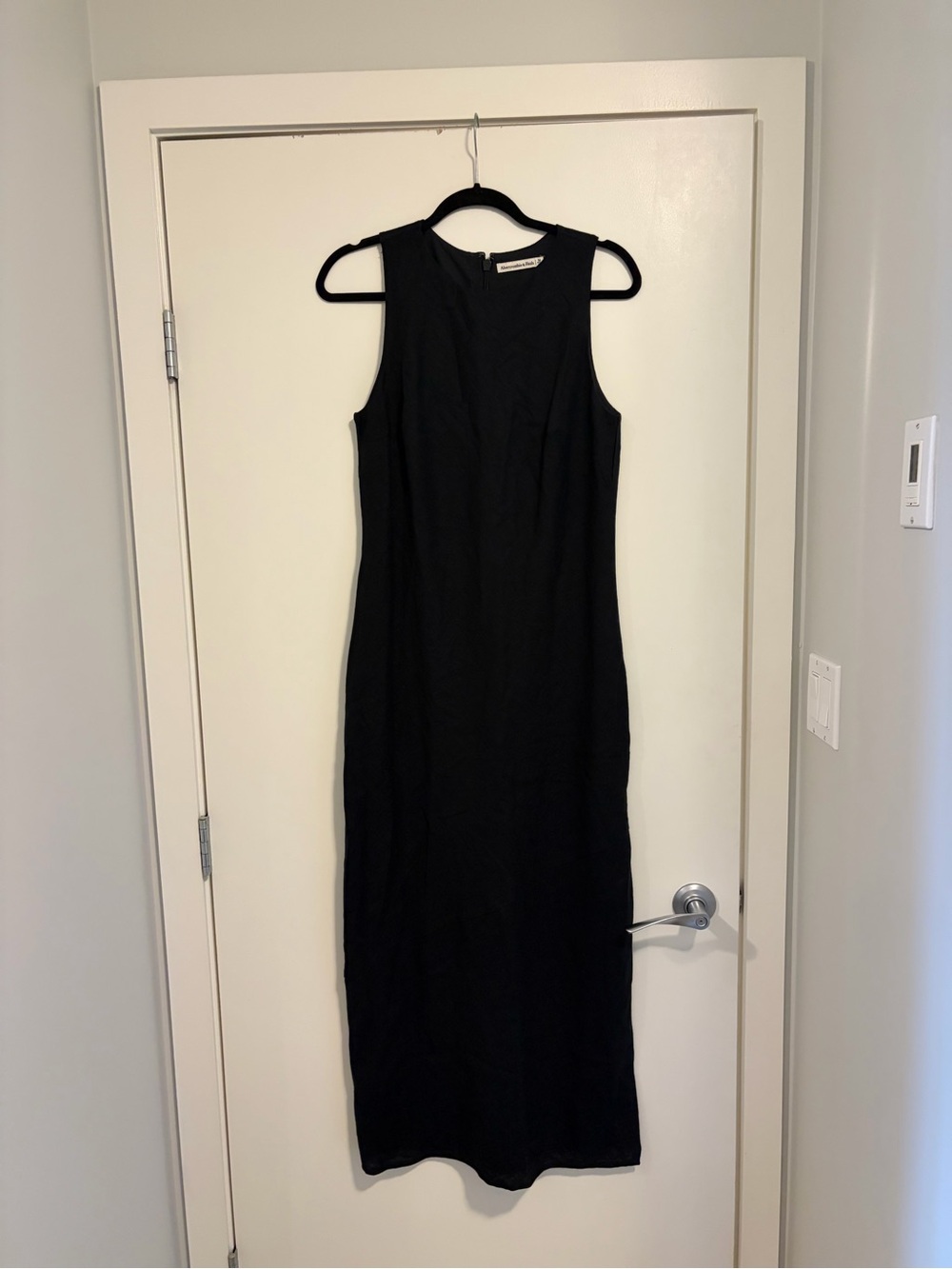 Abercrombie Black Sleeveless Maxi Dress